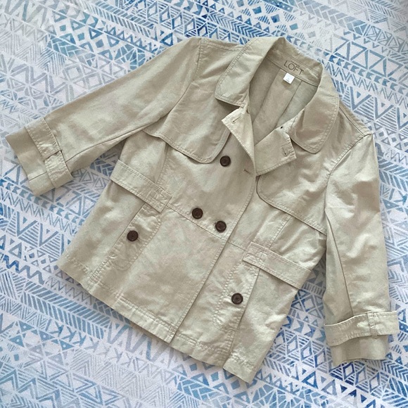 LOFT Linen Blend Jacket - Picture 1 of 7